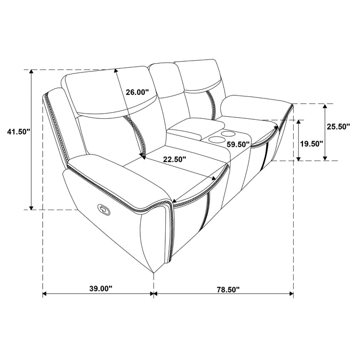 Sloane Reclining 3 Pc Set