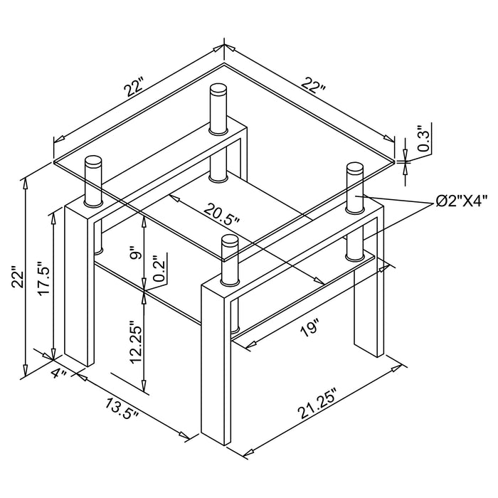 Dyer End & Side Table