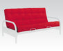 Acme 8" Full Futon Mattress in Red/Black 02812 - Home Discount Furniture - NJ-linden