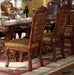 Acme Dresden Pedestal Dining Side Chairs in Brown Cherry Oak 12153 (Set of 2) image