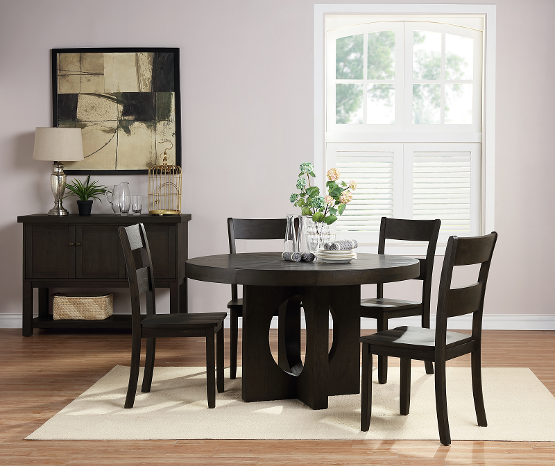 Haddie Distressed Walnut Dining Table - Home Discount Furniture - NJ-linden