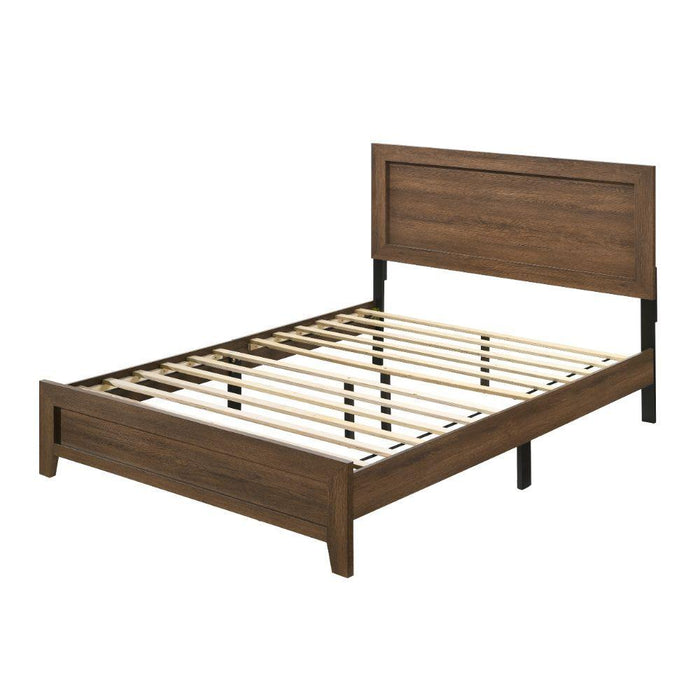 Miquell - Queen Bed - Brown, Light - 84" - Home Discount Furniture - NJ-linden