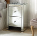 Noralie Mirrored & Faux Diamonds Accent Table - Home Discount Furniture - NJ-linden