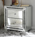 Noralie Mirrored & Faux Diamonds Accent Table - Home Discount Furniture - NJ-linden