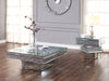 Noralie Mirrored & Faux Diamonds Coffee Table - Home Discount Furniture - NJ-linden