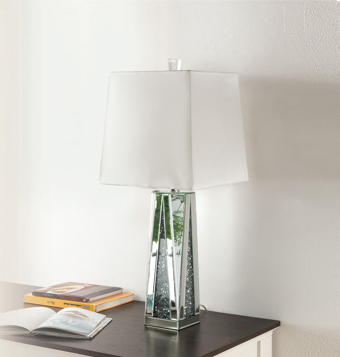 Noralie Mirrored & Faux Diamonds Table Lamp - Home Discount Furniture - NJ-linden