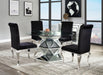 Noralie Mirrored & Faux Diamonds Dining Table - Home Discount Furniture - NJ-linden