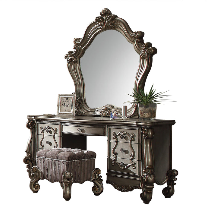 Versailles Antique Platinum Mirror image