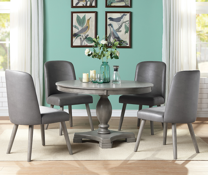 Waylon Gray Oak Dining Table - Home Discount Furniture - NJ-linden