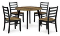 Blondon Dining Table and 4 Chairs (Set of 5) - Home Discount Furniture - NJ-linden