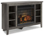 Arlenbry Corner TV Stand with Electric Fireplace - Home Discount Furniture - NJ-linden