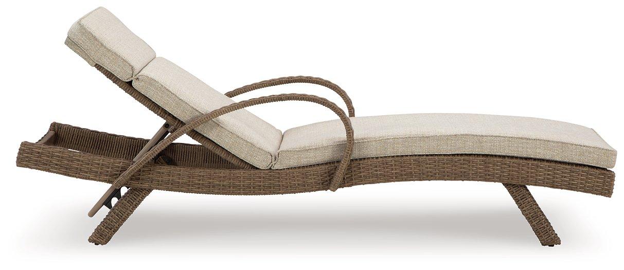 Beachcroft Outdoor Chaise Lounge with Cushion - Home Discount Furniture - NJ-linden