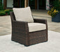 Brook Ranch Outdoor Lounge Chair with Cushion - Home Discount Furniture - NJ-linden