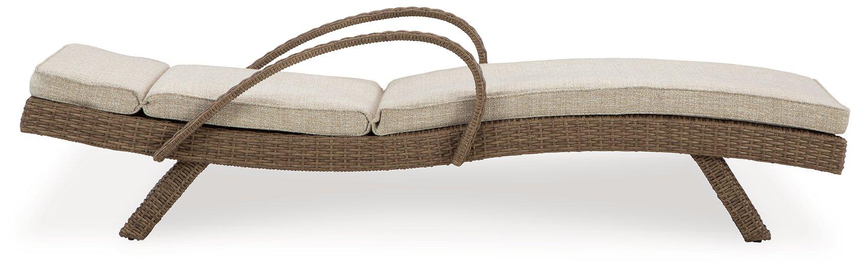 Beachcroft Outdoor Chaise Lounge with Cushion - Home Discount Furniture - NJ-linden