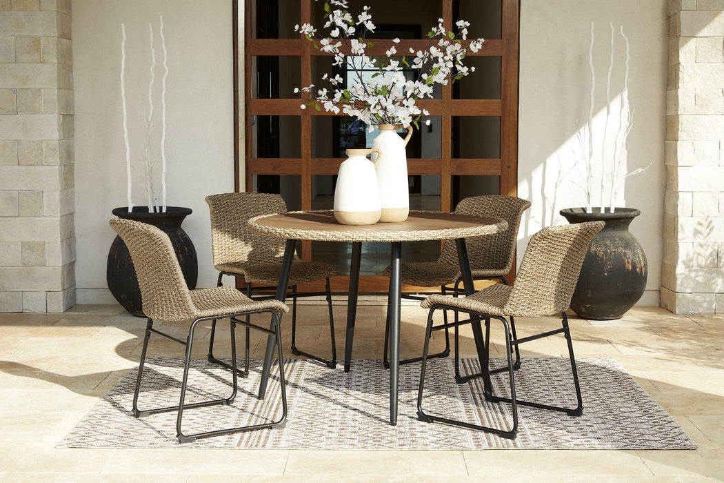 Amaris Outdoor Dining Set - Home Discount Furniture - NJ-linden