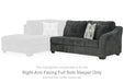 Biddeford 2-Piece Sleeper Sectional with Chaise - Home Discount Furniture - NJ-linden