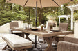 Beachcroft Dining Table with Umbrella Option - Home Discount Furniture - NJ-linden