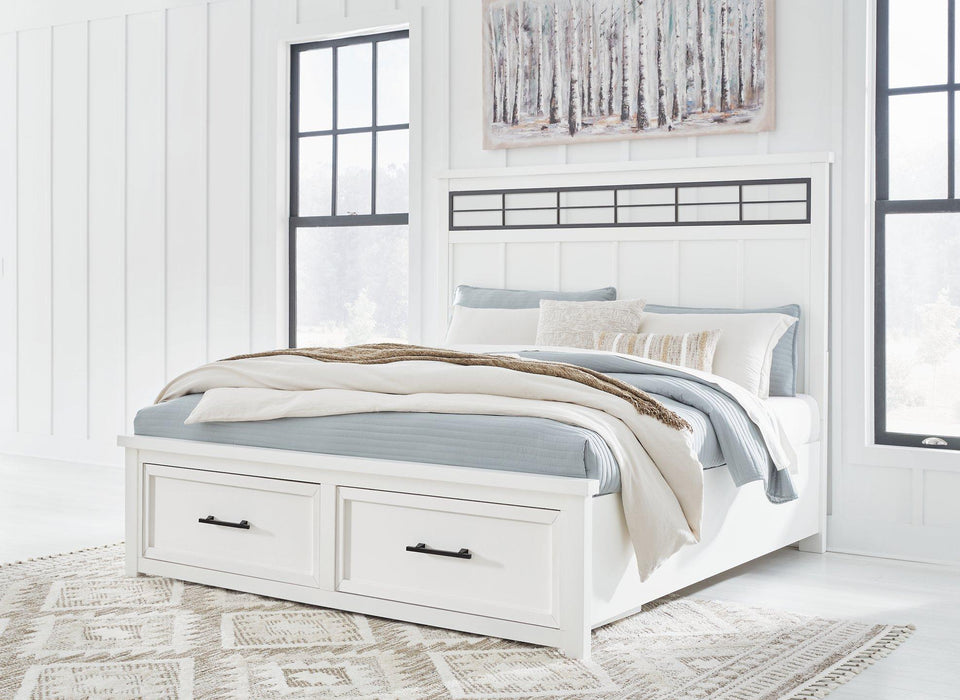 Ashbryn Panel Storage Bed - Home Discount Furniture - NJ-linden