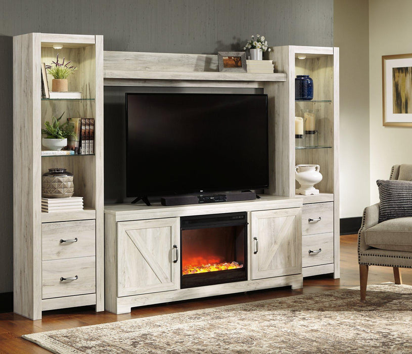 Bellaby 4-Piece Entertainment Center with Fireplace - Home Discount Furniture - NJ-linden