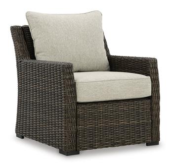 Brook Ranch Outdoor Lounge Chair with Cushion - Home Discount Furniture - NJ-linden