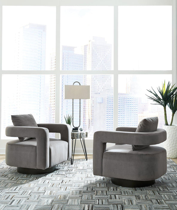 Alcoma Swivel Accent Chair - Home Discount Furniture - NJ-linden