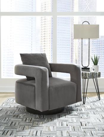 Alcoma Swivel Accent Chair - Home Discount Furniture - NJ-linden