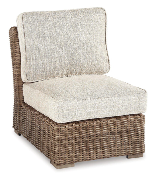 Beachcroft Outdoor Sofa, Lounge Chairs and Fire Pit - Home Discount Furniture - NJ-linden