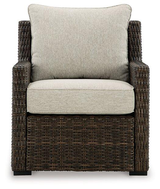 Brook Ranch Outdoor Lounge Chair with Cushion - Home Discount Furniture - NJ-linden