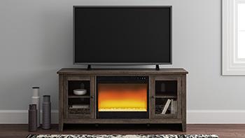 Arlenbry 60" TV Stand with Electric Fireplace - Home Discount Furniture - NJ-linden