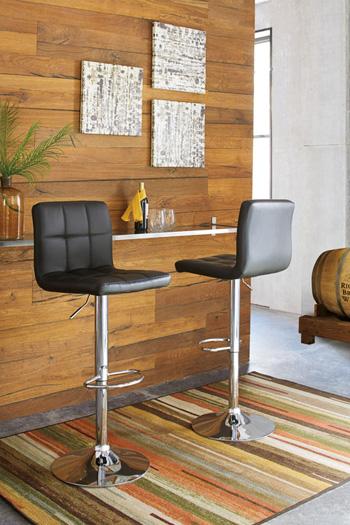 Bellatier Adjustable Height Bar Stool - Home Discount Furniture - NJ-linden