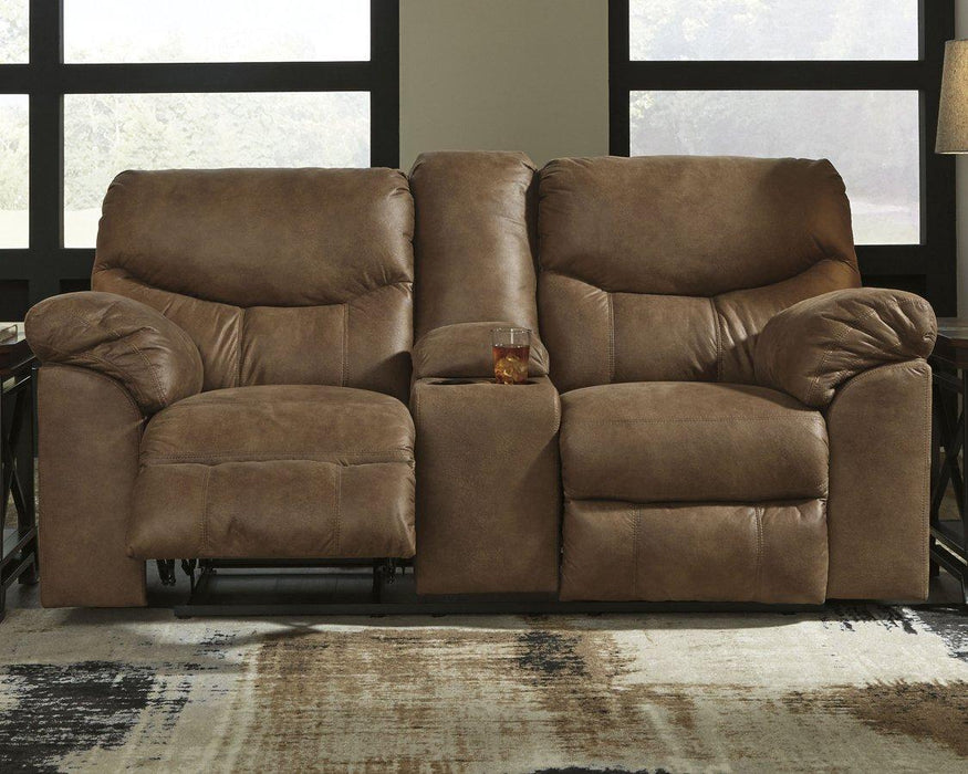 Boxberg Reclining Loveseat with Console - Home Discount Furniture - NJ-linden