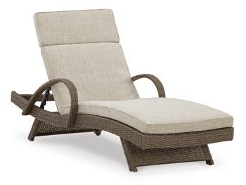 Beachcroft Outdoor Chaise Lounge with Cushion - Home Discount Furniture - NJ-linden