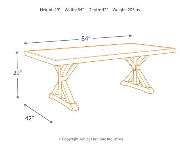 Beachcroft Outdoor Dining Table - Home Discount Furniture - NJ-linden