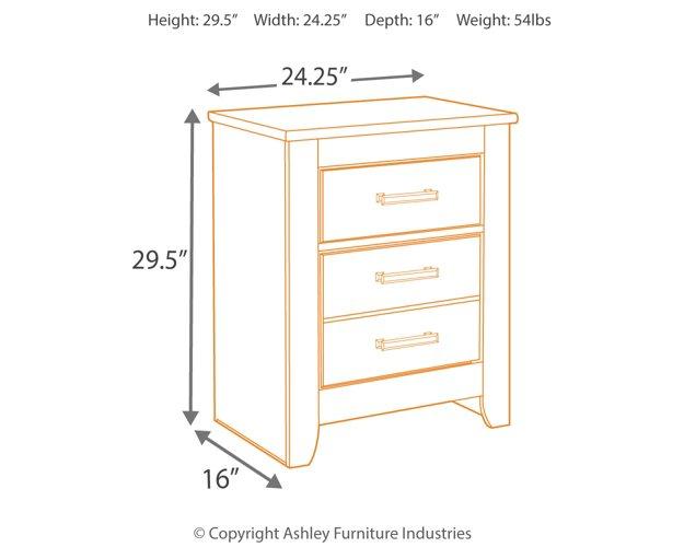 Brinxton Nightstand - Home Discount Furniture - NJ-linden