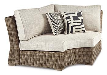 Beachcroft Curved Corner Chair with Cushion - Home Discount Furniture - NJ-linden