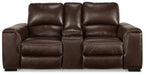 Alessandro Power Reclining Loveseat with Console - Home Discount Furniture - NJ-linden