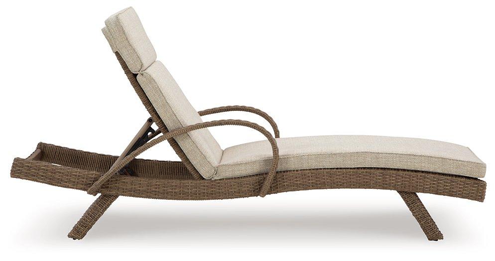 Beachcroft Outdoor Chaise Lounge with Cushion - Home Discount Furniture - NJ-linden