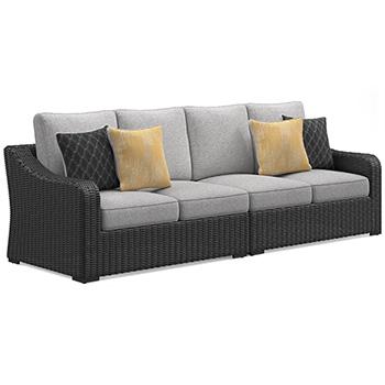 Beachcroft 2-Piece Outdoor Loveseat with Cushion - Home Discount Furniture - NJ-linden