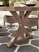 Beachcroft Dining Table with Umbrella Option - Home Discount Furniture - NJ-linden