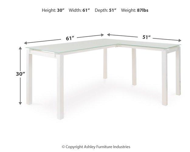 Baraga Home Office L-Desk - Home Discount Furniture - NJ-linden