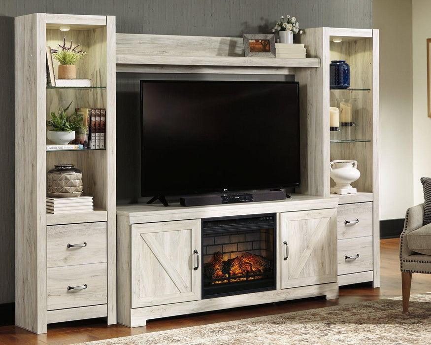 Bellaby 4-Piece Entertainment Center with Electric Fireplace - Home Discount Furniture - NJ-linden