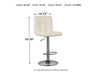 Bellatier Adjustable Height Bar Stool - Home Discount Furniture - NJ-linden