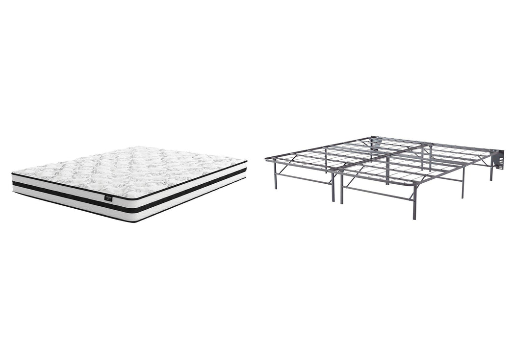 8 Inch Chime Innerspring Mattress Set - Home Discount Furniture - NJ-linden