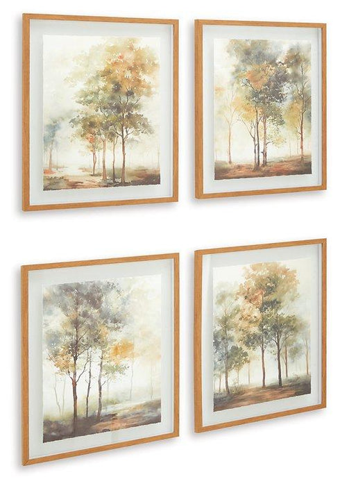 Bryneford Wall Art (Set of 4) - Home Discount Furniture - NJ-linden