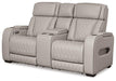 Boyington Power Reclining Loveseat with Console - Home Discount Furniture - NJ-linden