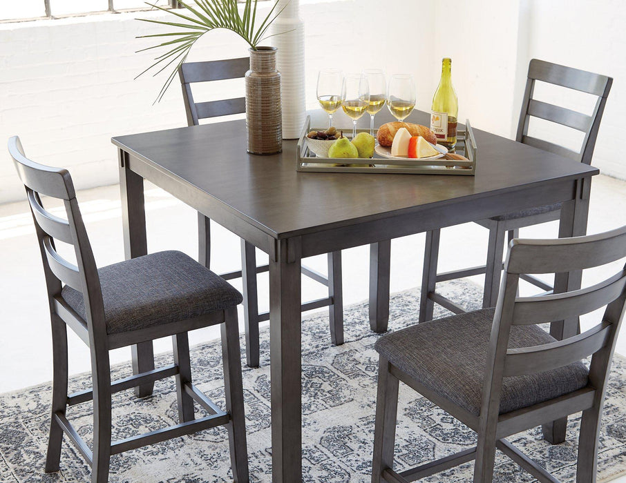 Bridson Counter Height Dining Table and Bar Stools (Set of 5) - Home Discount Furniture - NJ-linden