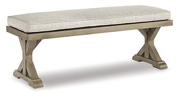 Beachcroft Outdoor Bench with Cushion - Home Discount Furniture - NJ-linden