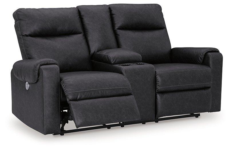 Axtellton Power Reclining Loveseat with Console - Home Discount Furniture - NJ-linden