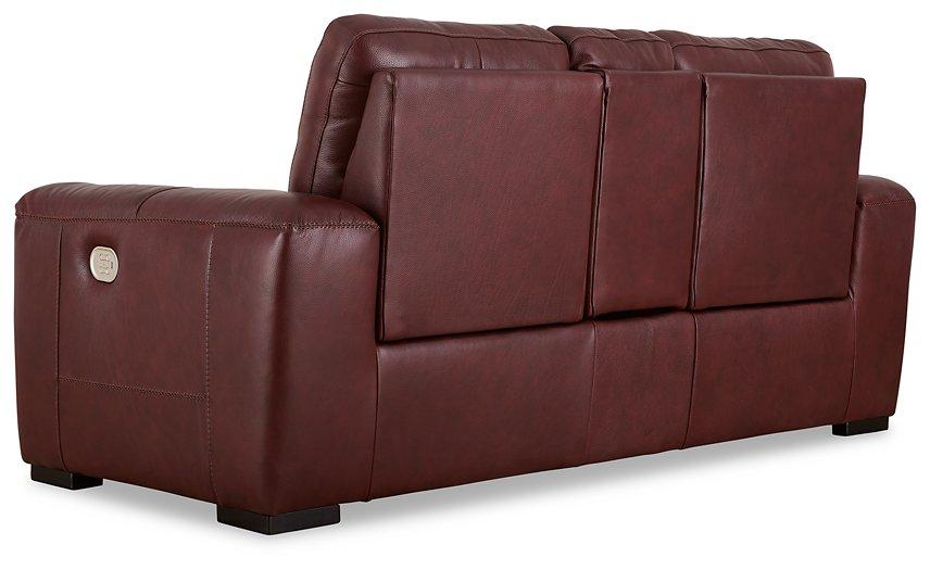 Alessandro Power Reclining Loveseat with Console - Home Discount Furniture - NJ-linden