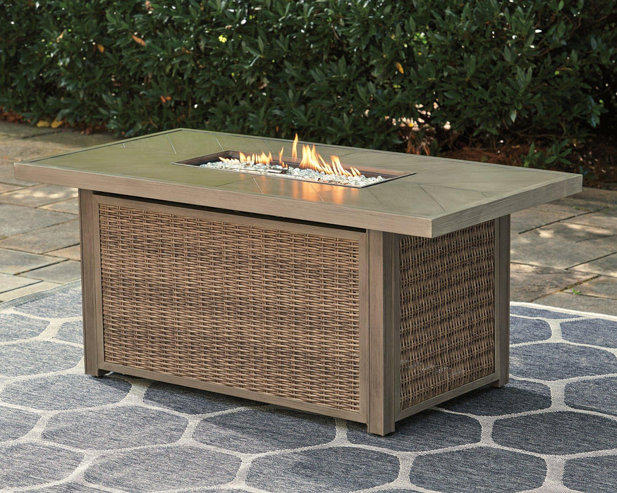 Beachcroft Outdoor Fire Pit Table - Home Discount Furniture - NJ-linden